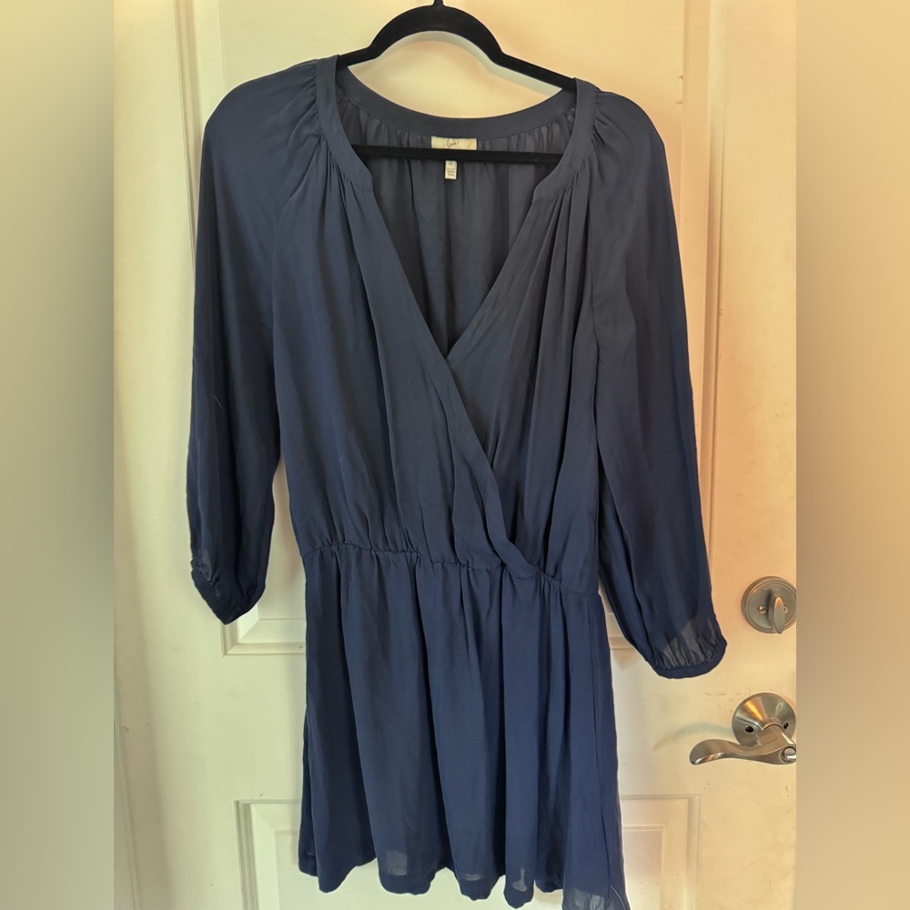 Joie Silk Navy Tunic